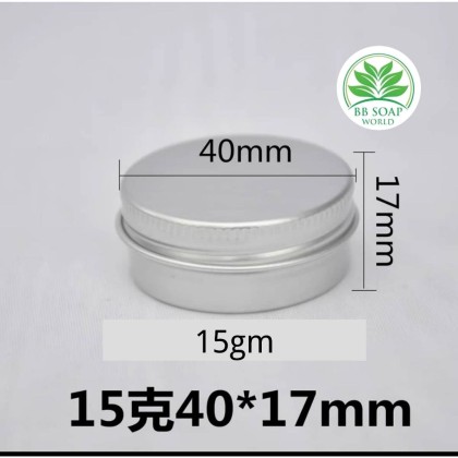 (Ready in melaka) Aluminium jar-screw type 铝罐-螺旋盖 10g / 15g/30g/50g/100g (5070) (Ready in melaka) Aluminium jar-screw type 铝罐-螺旋盖 10g / 15g/30g/50g/100g (5070)