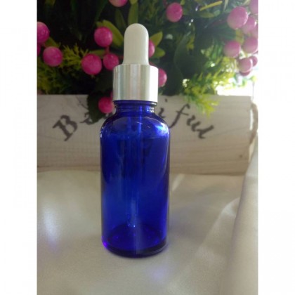 (Ready in melaka) 10ML/15ML/30ML/50ML/100ML Essential Glass Blue Bottle +Pump Dropper 玻璃滴管瓶 （5056）