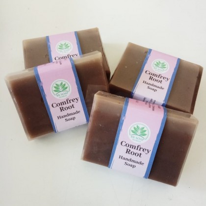 (Ready in melaka) 100% Handmade Comfrey Root Soap 紫草修复皂 100g+- (HM0003)