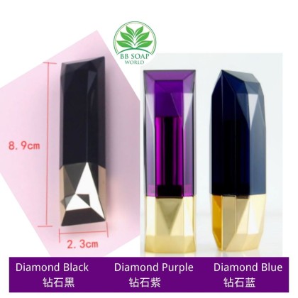 (Ready in melaka) Lipstick empty tube 12.1mm 1pcs 口红空罐 （4019-4028）