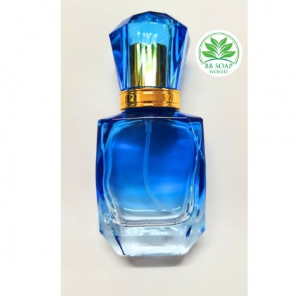 (Ready in melaka) 30ML thickened high-end gradient glass perfume empty bottle spray bottle 30ML加厚高端渐变玻璃香水空瓶喷雾瓶 (5108)
