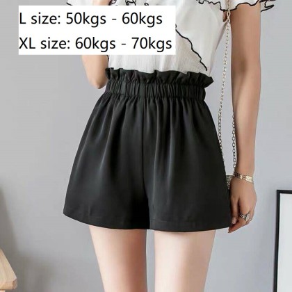 (Ready inmelaka) Flowerish design short pants with pocket 短裤女夏季时尚百搭新款日韩高腰大码宽松显瘦阔腿热裤潮 (W508) (Ready inmelaka) Flowerish design short pants with pocket 短裤女夏季时尚百搭新款日韩高腰大码宽松显瘦阔腿热裤潮 (W508)
