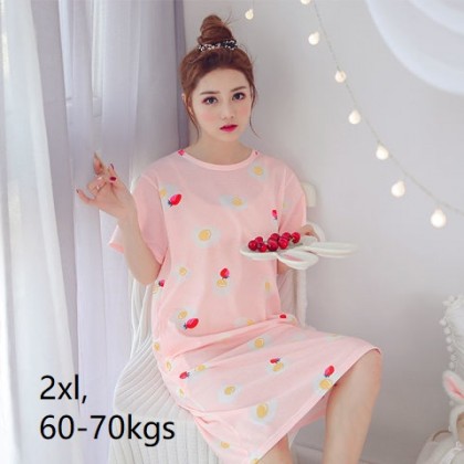 (Ready in melaka) SHORT SLEEVE CASUAL SKIRT 短袖家居连衣裙 (W504) (Ready in melaka) SHORT SLEEVE CASUAL SKIRT 短袖家居连衣裙 (W504)