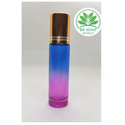 (Ready in melaka) 10ml Colour glass roller bottle 渐变色玻璃滚珠瓶 (5097) (Ready in melaka) 10ml Colour glass roller bottle 渐变色玻璃滚珠瓶 (5097)