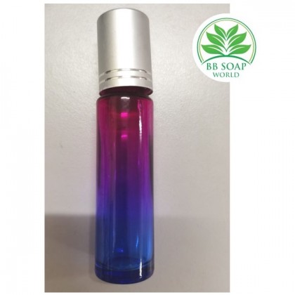 (Ready in melaka) 10ml Colour glass roller bottle 渐变色玻璃滚珠瓶 (5097) (Ready in melaka) 10ml Colour glass roller bottle 渐变色玻璃滚珠瓶 (5097)