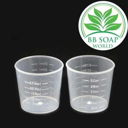 (Ready in melaka) Measuring Cup / Medicine Cup 30ml Plastic 塑料量杯 (5008-1)