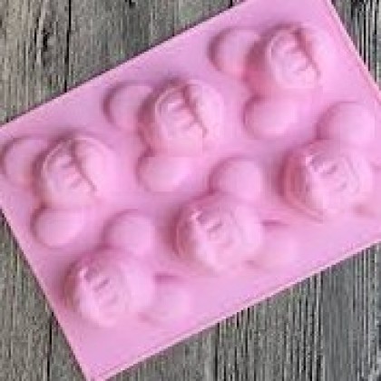 (Ready in melaka) 6 Cavity Mickey Silicone Mould 6腔米奇硅胶模具 (7071) (Ready in melaka) 6 Cavity Mickey Silicone Mould 6腔米奇硅胶模具 (7071)