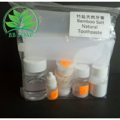 (Ready in melaka) DIY Bamboo Salt Natural Toothpaste Macterial Pack 竹盐牙膏材料包 80g x 2 (MH0054)